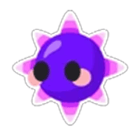 Urchin Sticker - Common from Ocean Sticker Pack